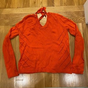 Tie back detail sweater from Moth by anthropologie